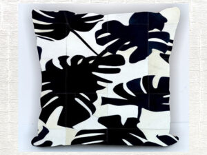 Tropical Monstera Leaf Velvet Cushion Cover