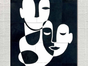 Modern Abstract Face Canvas Wall Art