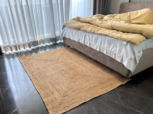 Natural Handwoven Jute Area Rug