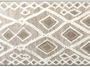 Handloom Diamond Pattern Flat Weave Rug