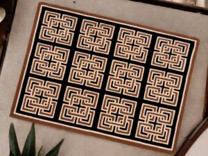 Modern Geometric Hand Tufted Rug