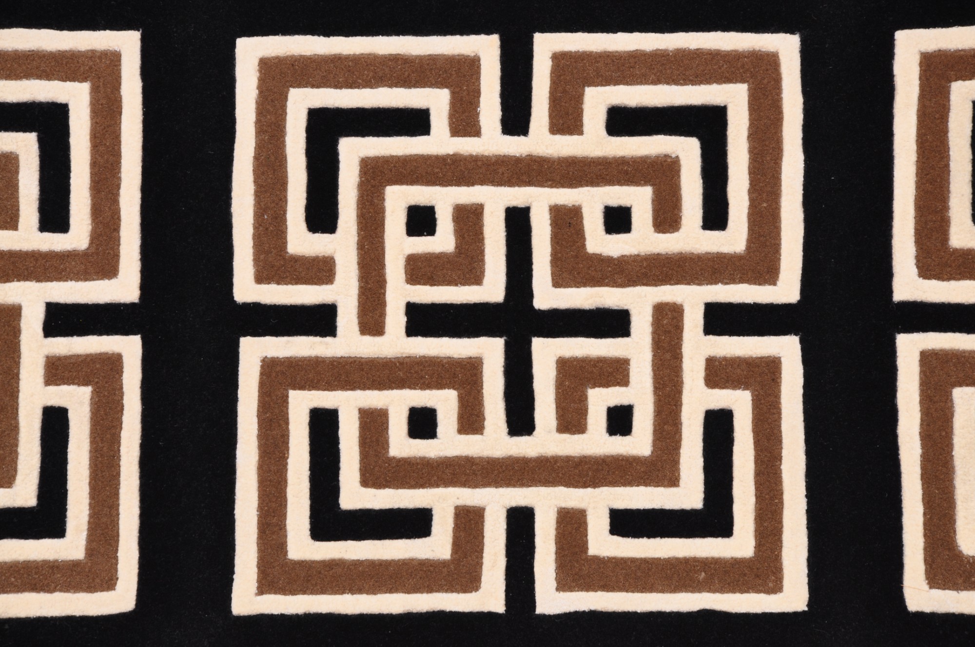 Modern Geometric Hand Tufted Rug - Image 2
