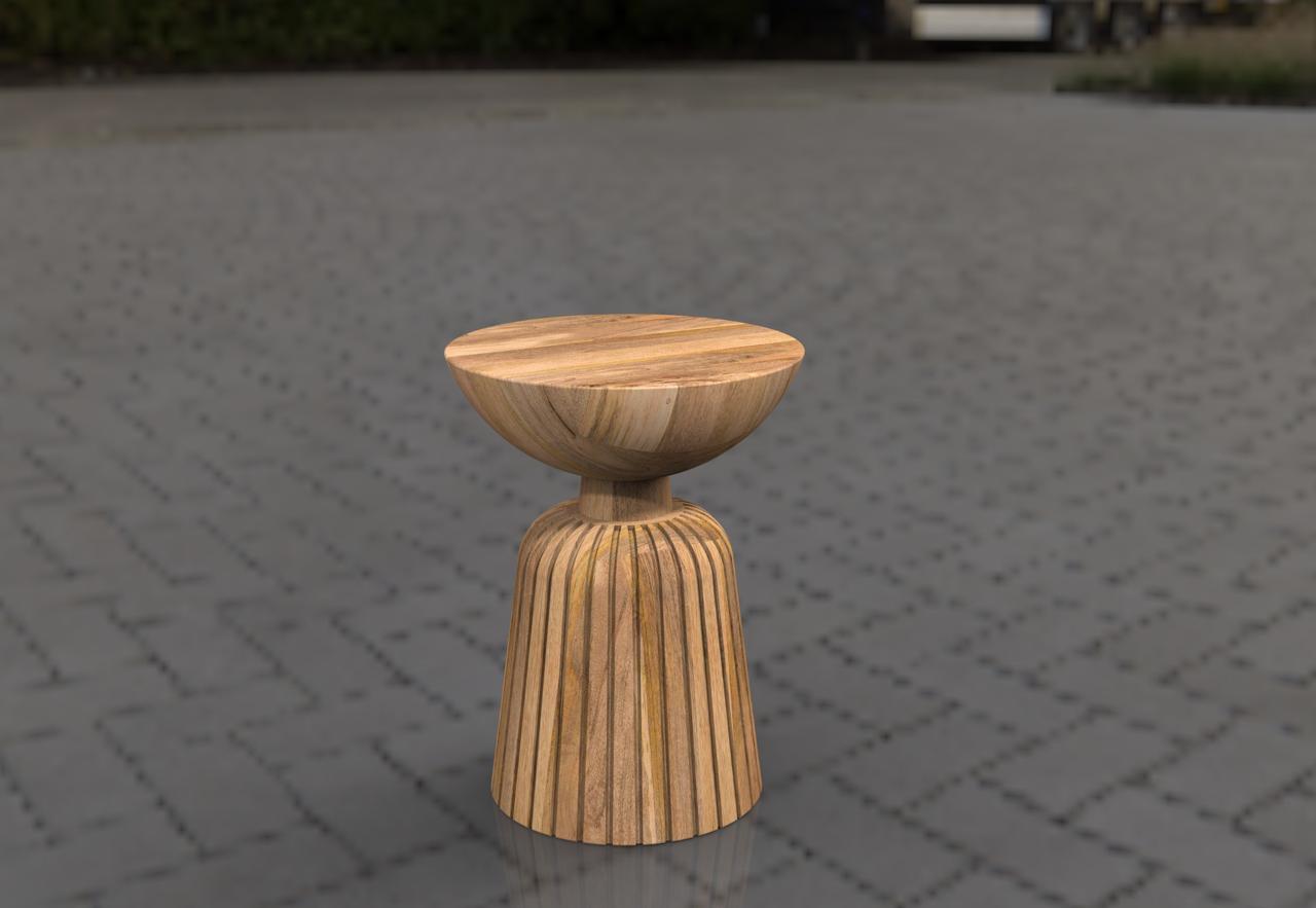 Modern Solid Wood Accent Table