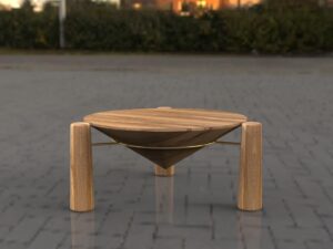 Modern Solid Wood Coffee Table