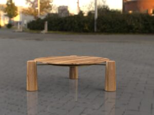 Solid Wood Coffee Table