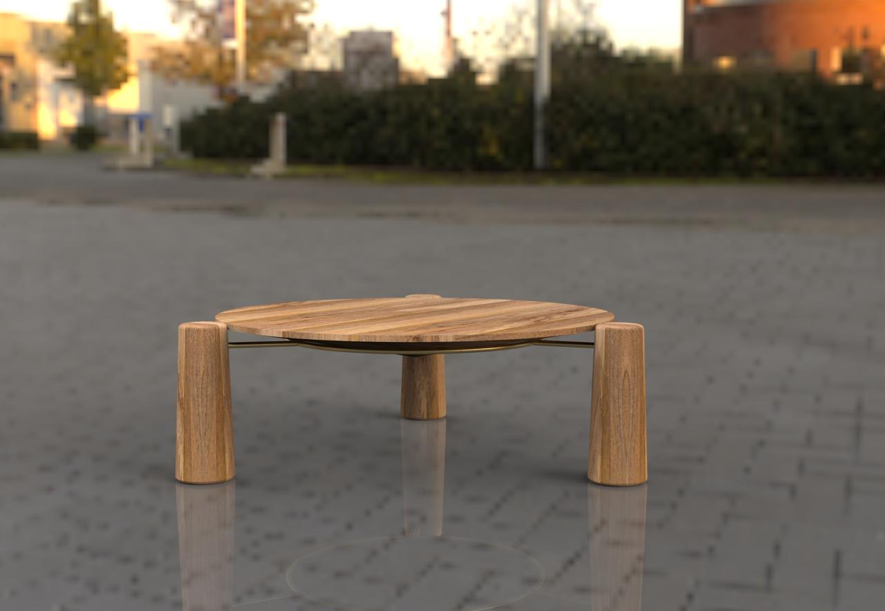 Solid Wood Coffee Table
