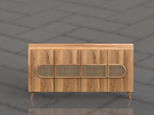 Modern Solid Wood Sideboard Cabinet