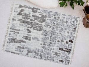 Premium Hand-Knotted Modern Grey Rug