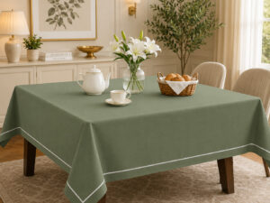 Sage Green Solid Tablecloth