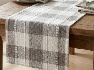 Buffalo check table runner