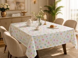 Pastel Polka Dot Tablecloth