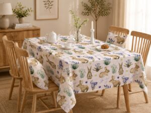 Rabbit Cotton Table Cloth