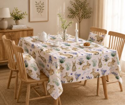 Rabbit Cotton Table Cloth