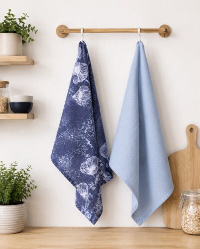 Blue Kitchen Towels