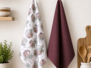 Burgundy Kitchen Towels