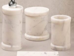 Luxury White Marble Bathroom Accessories