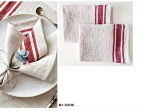 Red-stripe napkin