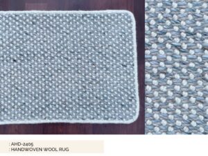 Blue-Grey Wool Carpet