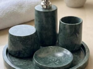 Luxury Green Marble Bathroom Accessories