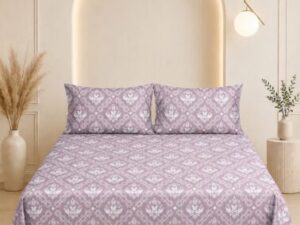 Lavender Cotton Bedsheet