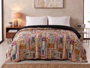 Premium Patchwork Printed Plush Duvet