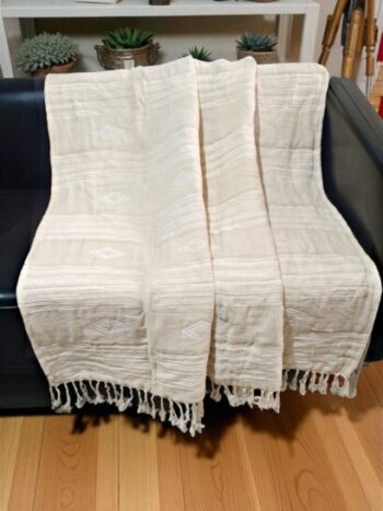 Handwoven Cotton Throw