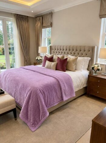 Royal Pink Velvet Blanket