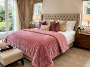 Pink Velvet Blanket